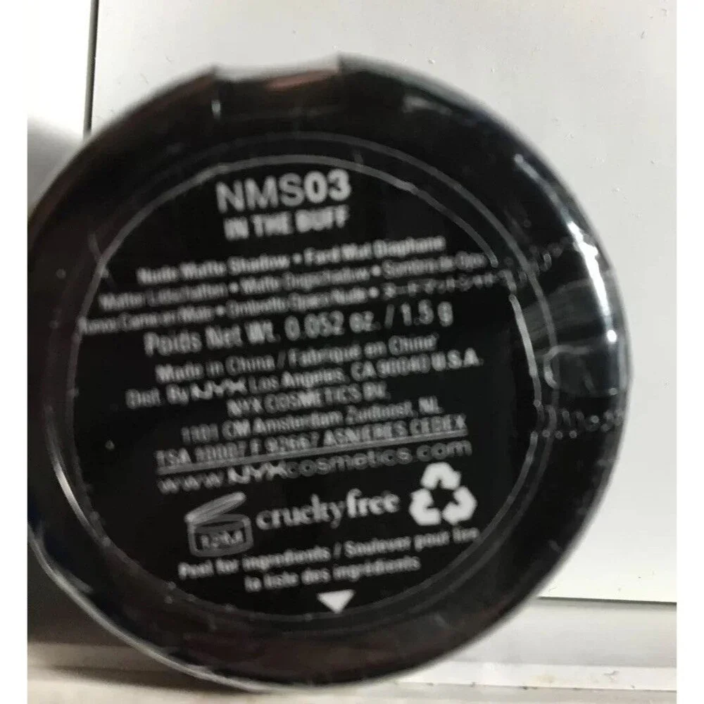 Nude Matte Shadow NMS03 - IN THE BUFF NYX Cosmetics Brand New Sealed Blue